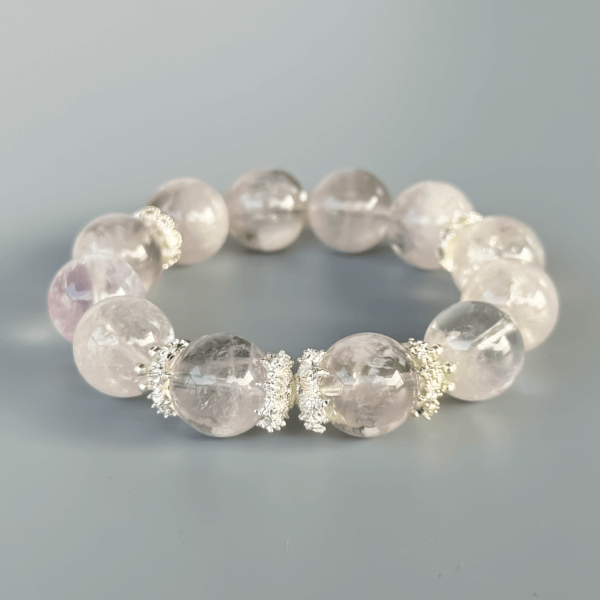 Crystal Bead Bracelet with Elegant Clear Beads