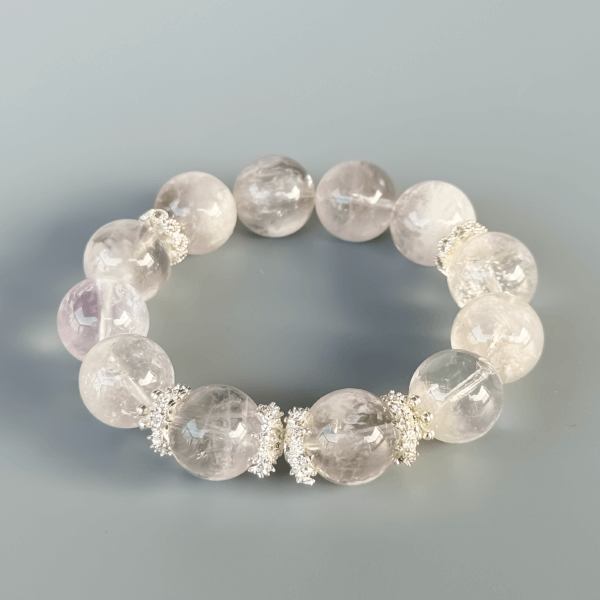 Crystal Bead Bracelet with Elegant Clear Beads