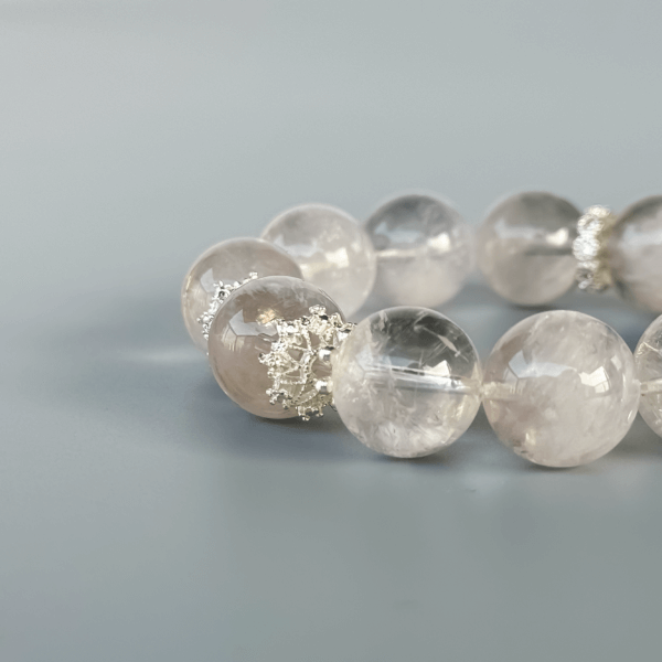 Crystal Bead Bracelet with Elegant Clear Beads