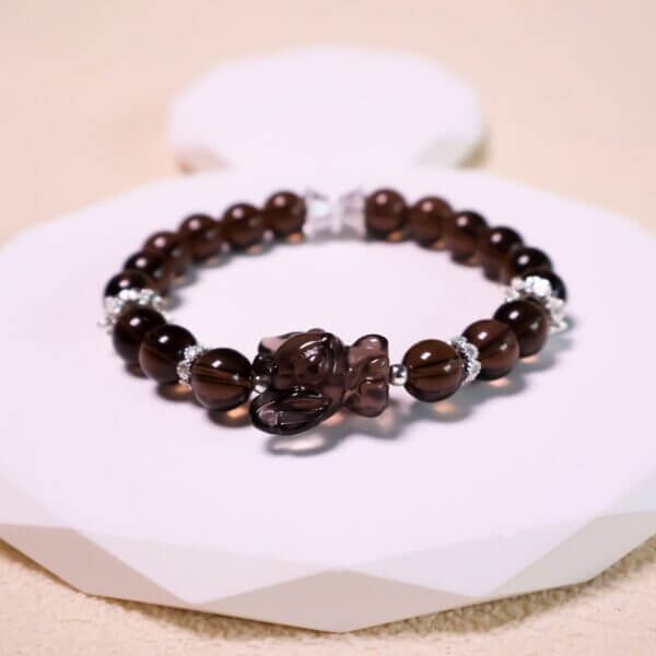 Citrine (Tea Quartz) Crystal Bead Bracelet – Natural Healing & Energy